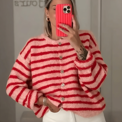 vaurelle™ Striped Vintage Cardigan