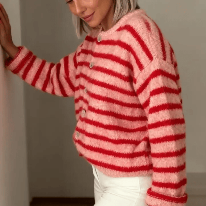 vaurelle™ Striped Vintage Cardigan
