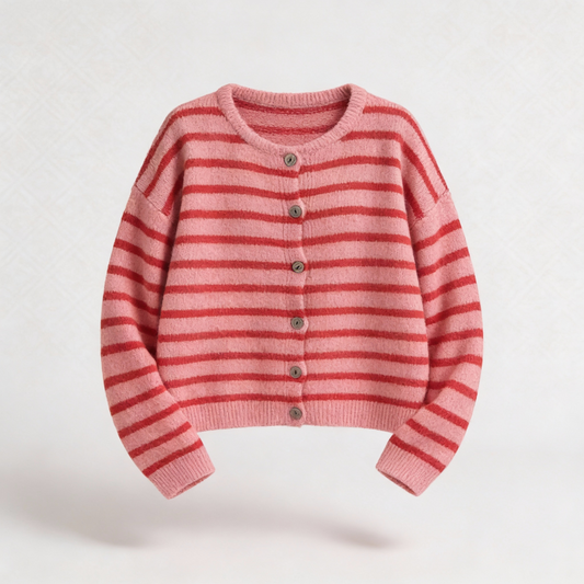 vaurelle™ Striped Vintage Cardigan